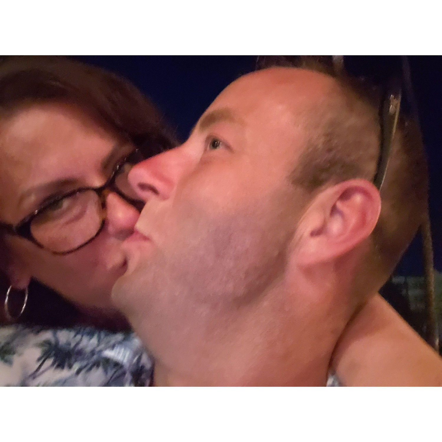 He loves PDA...at dinner