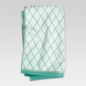 Geo Ikat Hand Towels Green - Threshold™