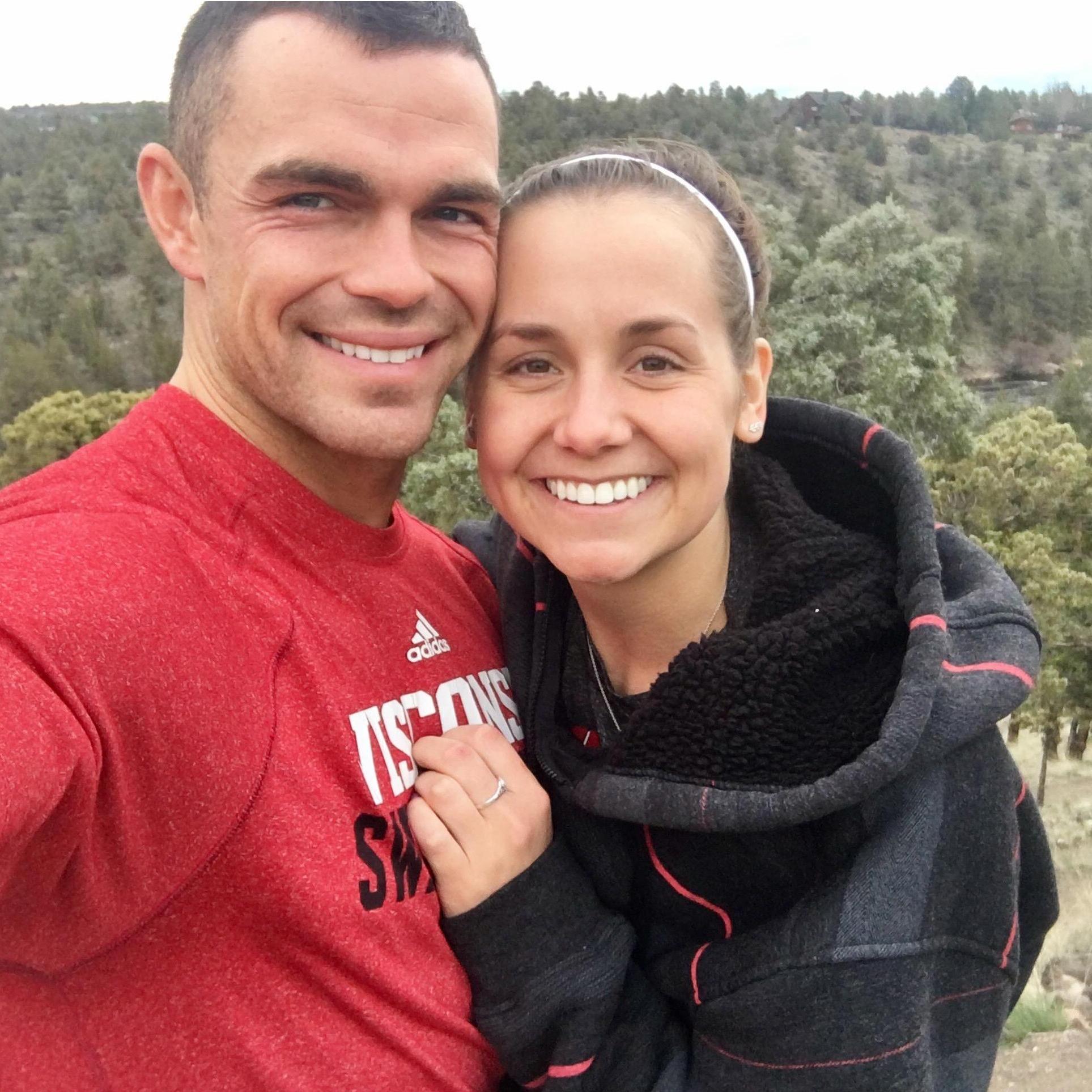 Elle must've done something right! For Brett's 26th birthday, his dad, Tom, surprised him by flying Elle out to Redmond, OR.