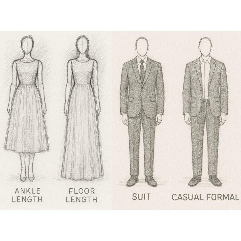 A Guide To Formal Wedding Attire