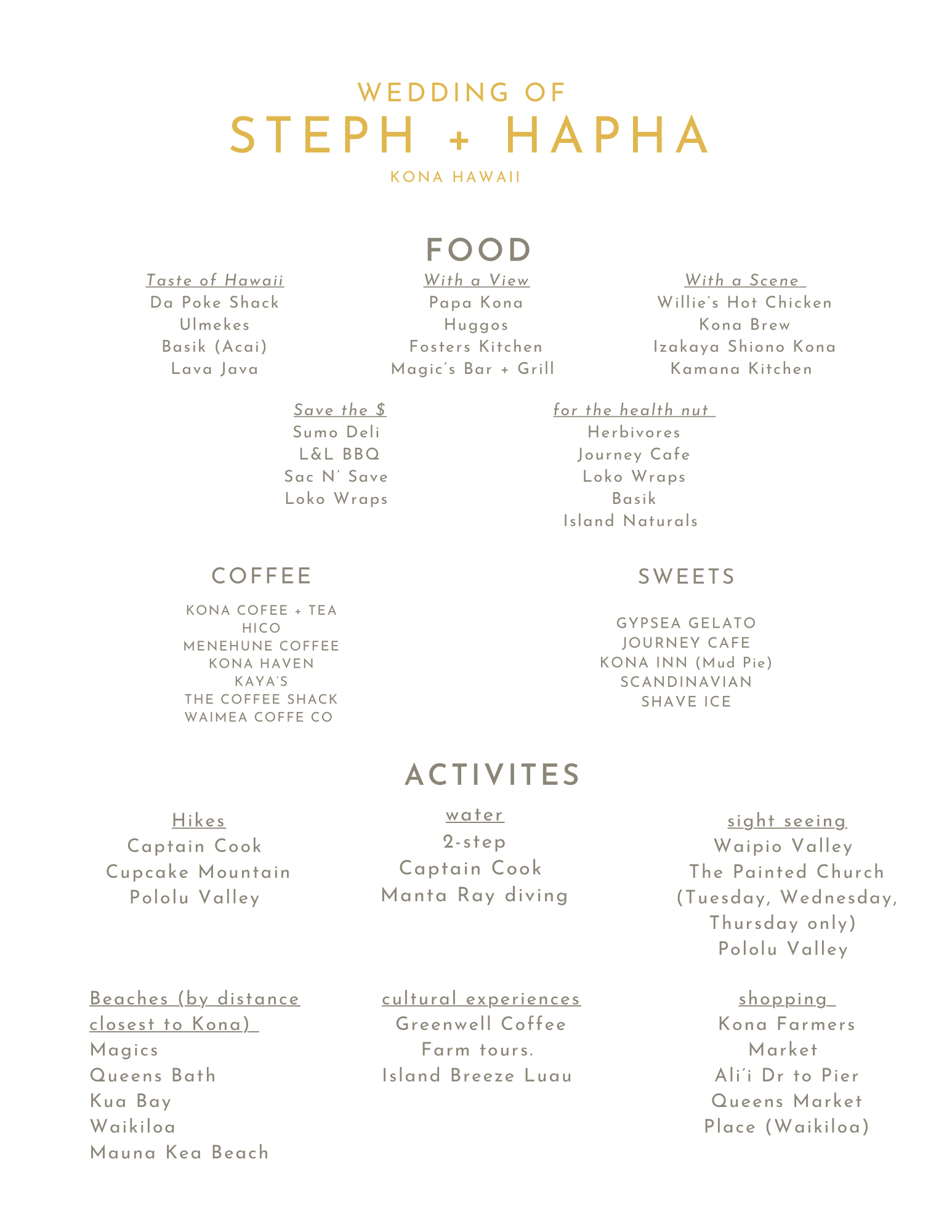 The Wedding Website of Hapha Nery and Stephanie Leonard