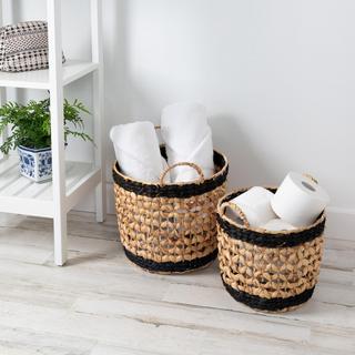 2-Piece Nesting Basket with Handle