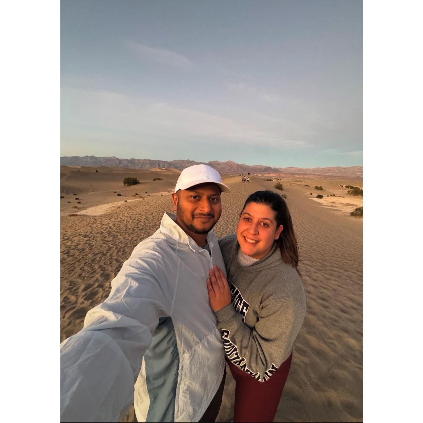 Minimoon in Death Valley National Park January 2025