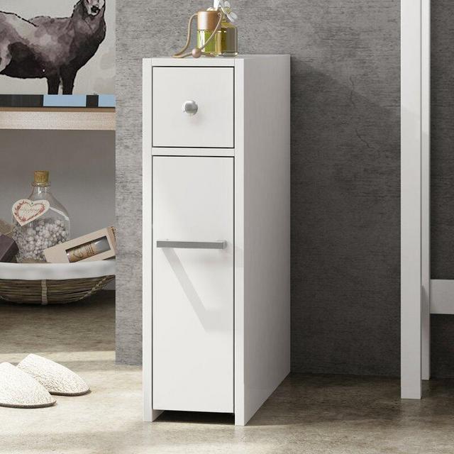 Lall 6.45'' W x 22.83'' H x 19.69'' D Bathroom Storage Furniture Set