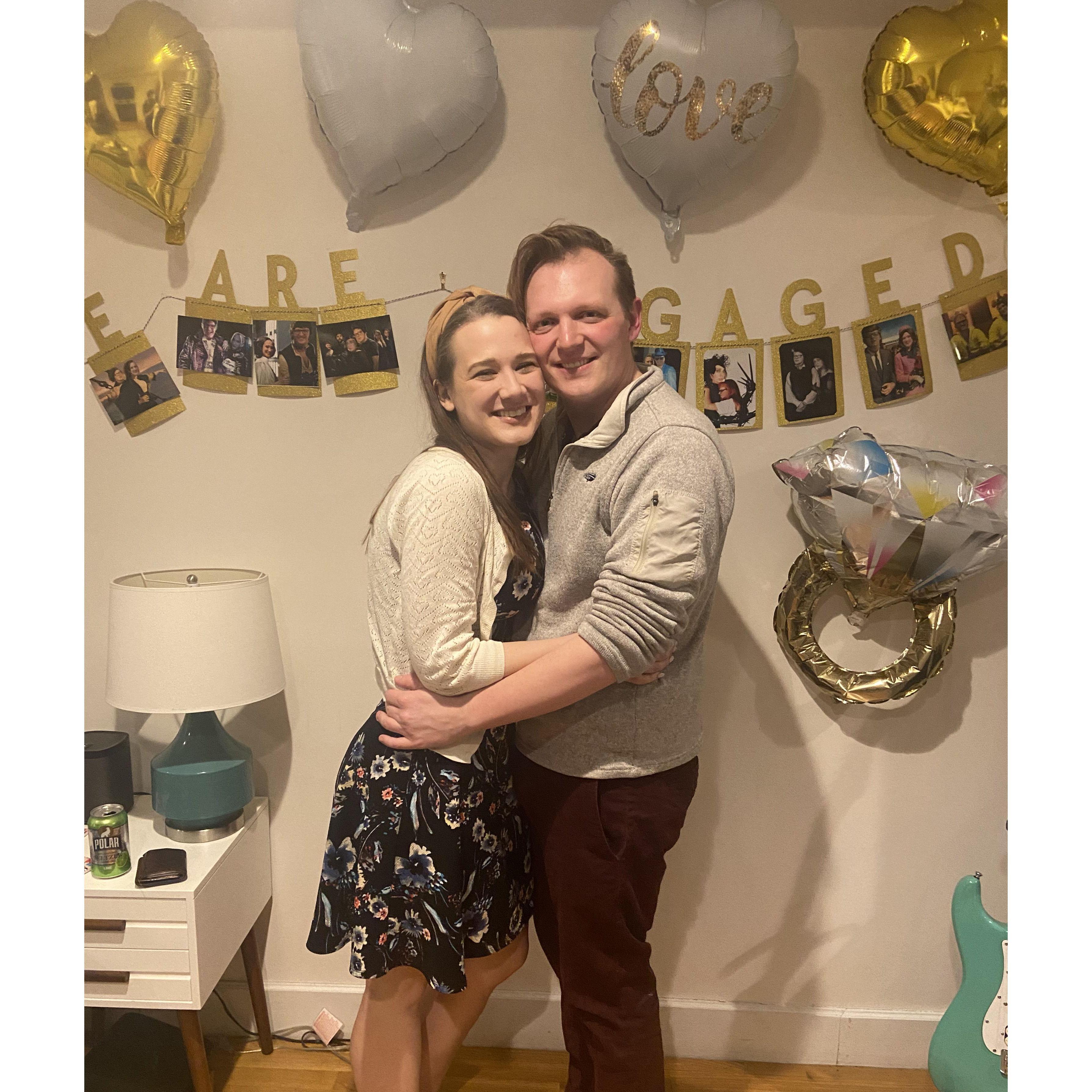 Kristen threw us the best engagement party! <3