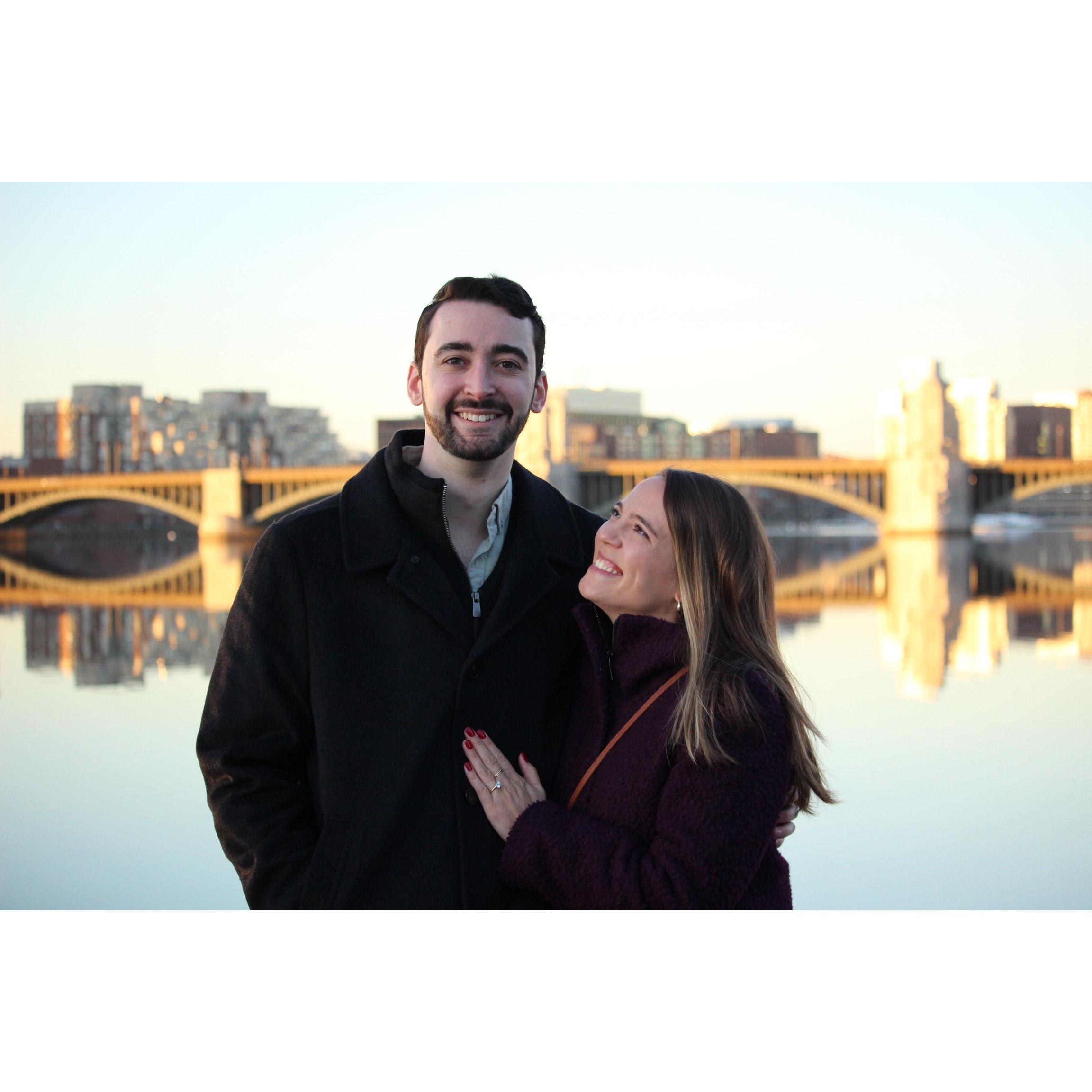 the day that Joe asked and I said yes!