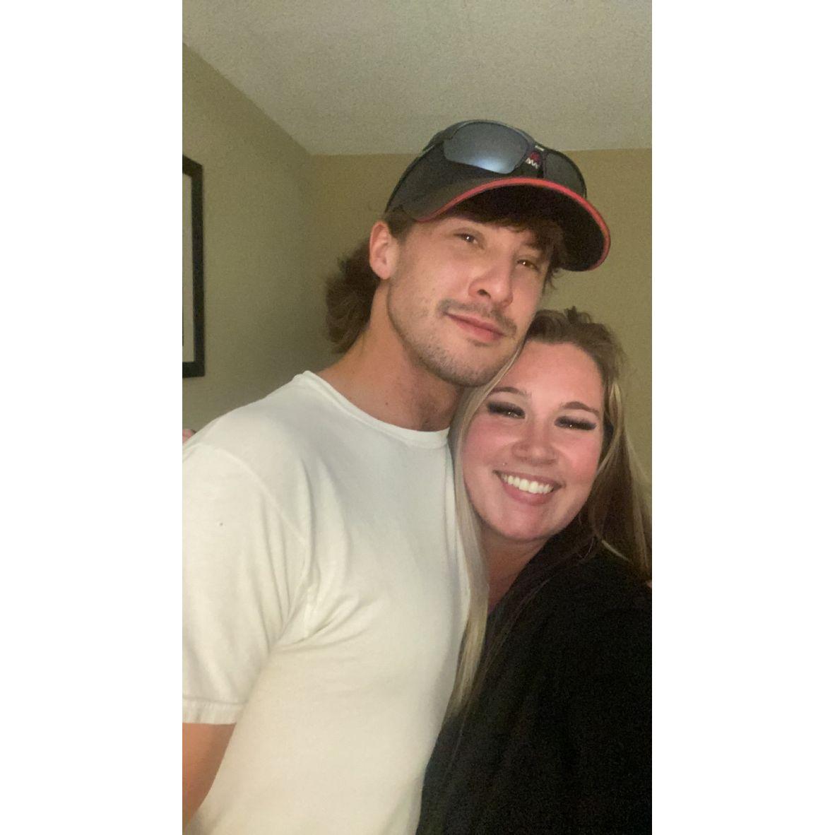 our first picture together when we finally met!