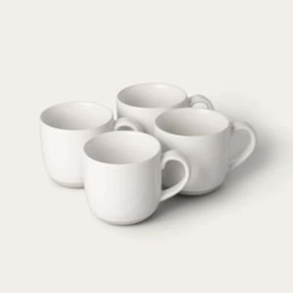 Mugs - glossy pearl white