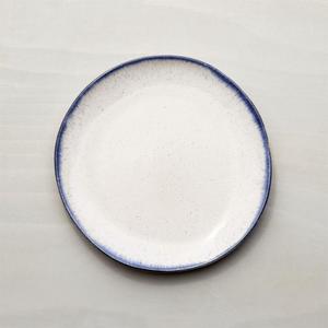 Lina Blue Stripe Salad Plate