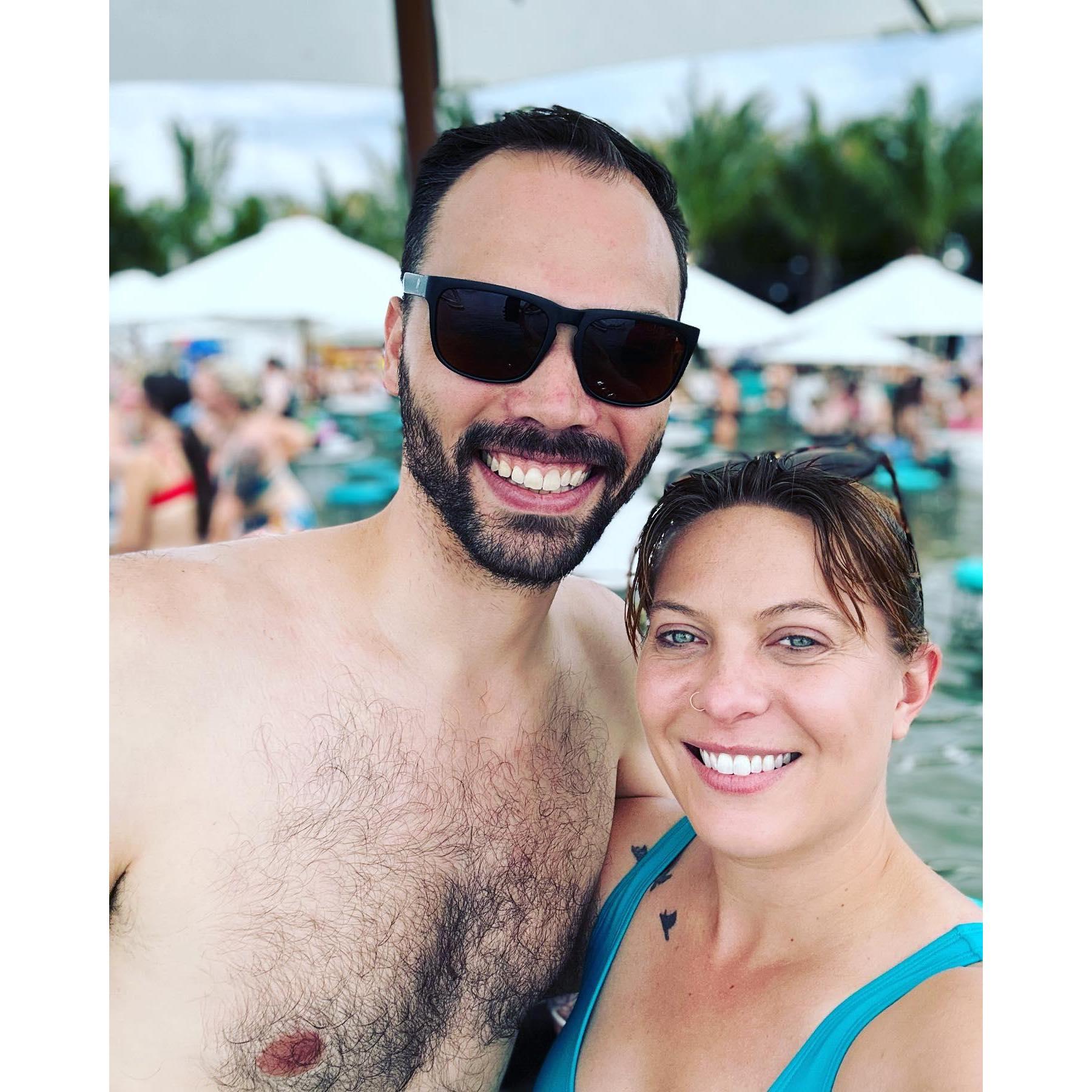 This was our one year anniversary of being engaged!