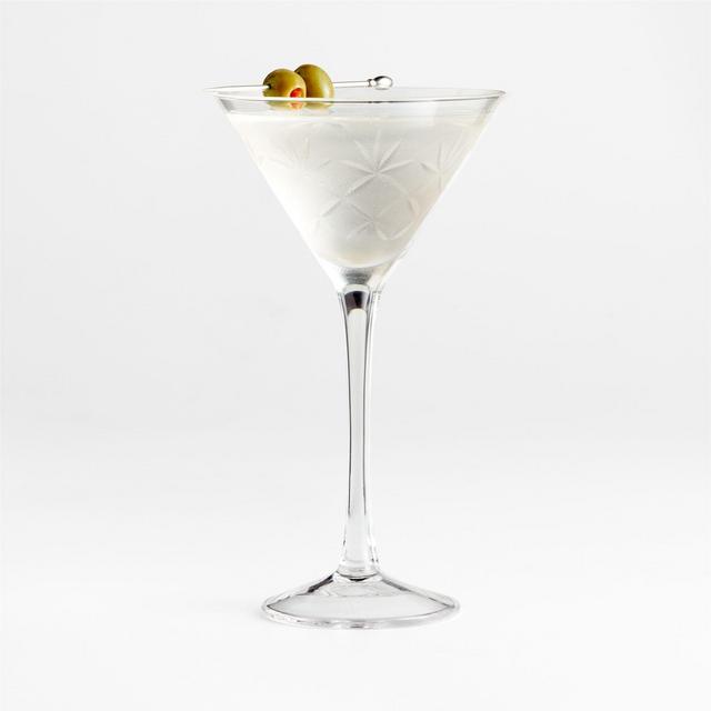 Neils 6-Oz. Etched Martini Glass