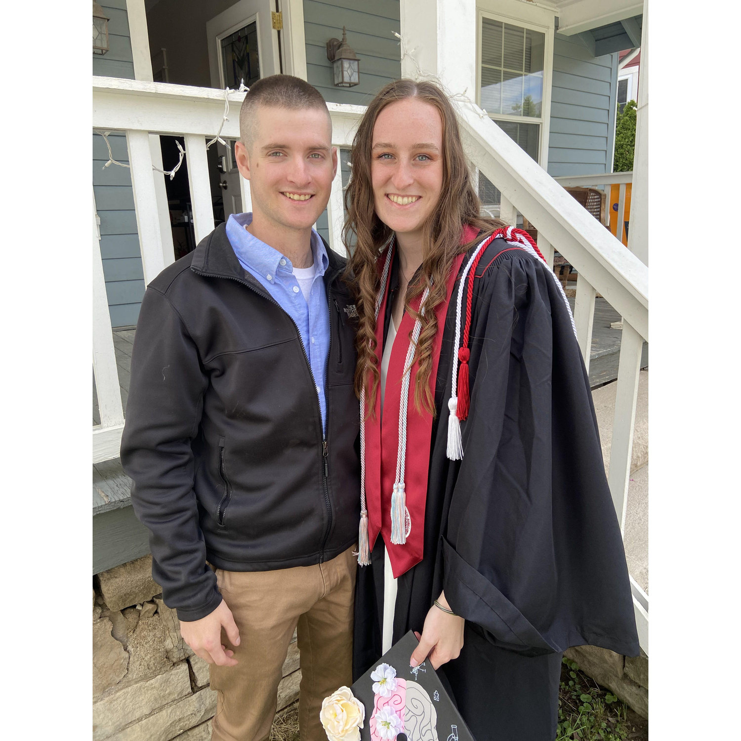 This is the day that Sarah graduated from IU!