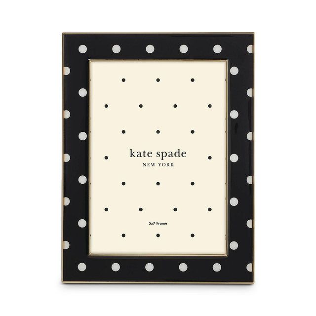 kate spade new york Sitting Pretty 5" x 7" Dot Frame