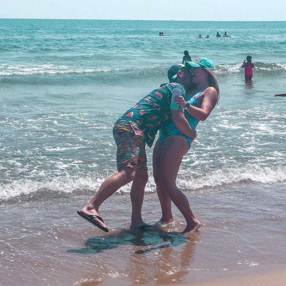 Labor Day beach trip with my family.