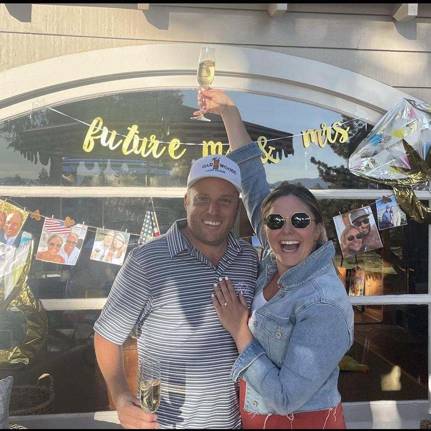 JULY 2, 2022. THE FUTURE MR. AND MRS. MARSHBANK!