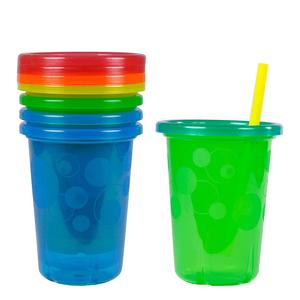 The First Years Take & Toss Spill-Proof Straw Cups 10oz, 4pk (Colors May Vary)