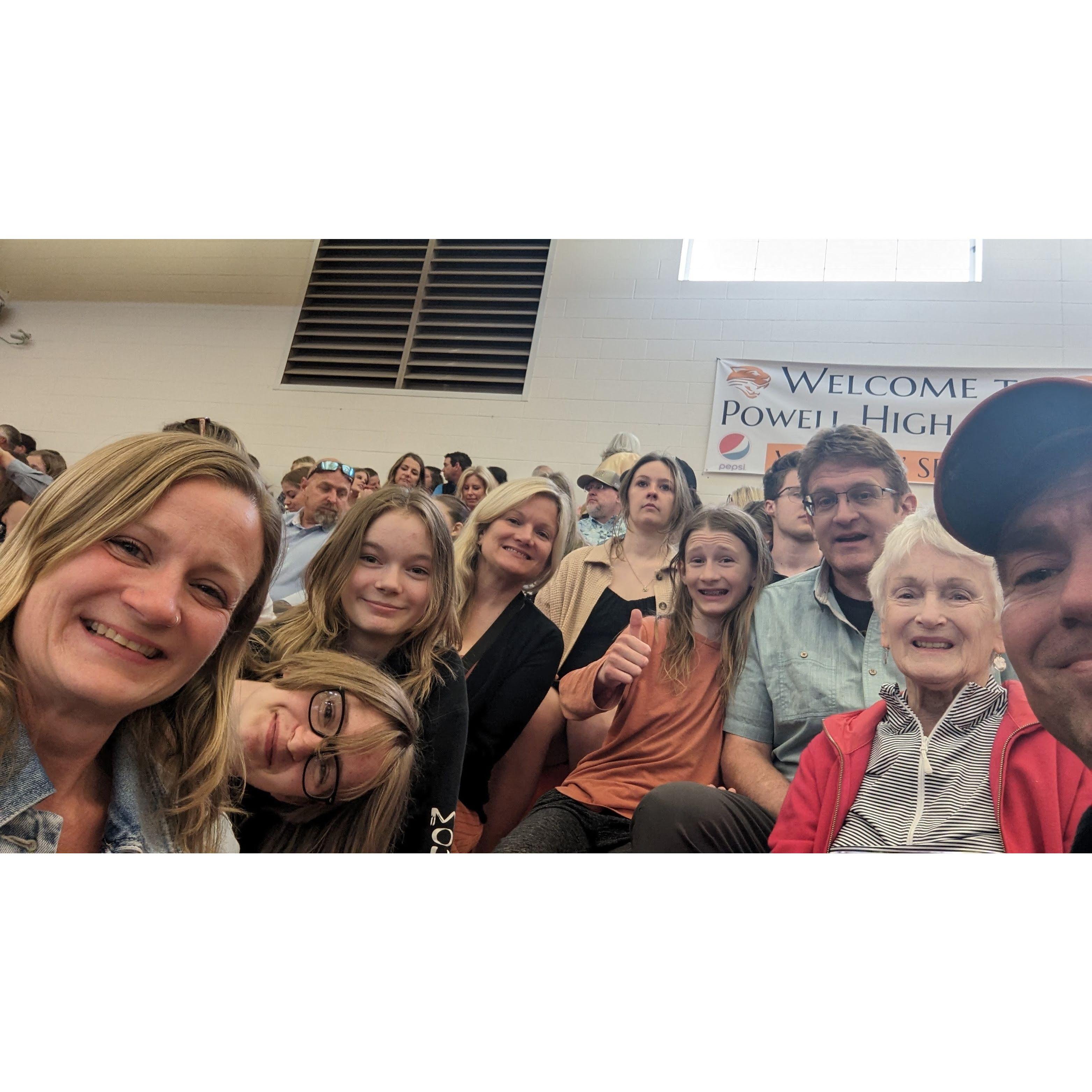 Gabriel's graduation in Wyoming May 2024