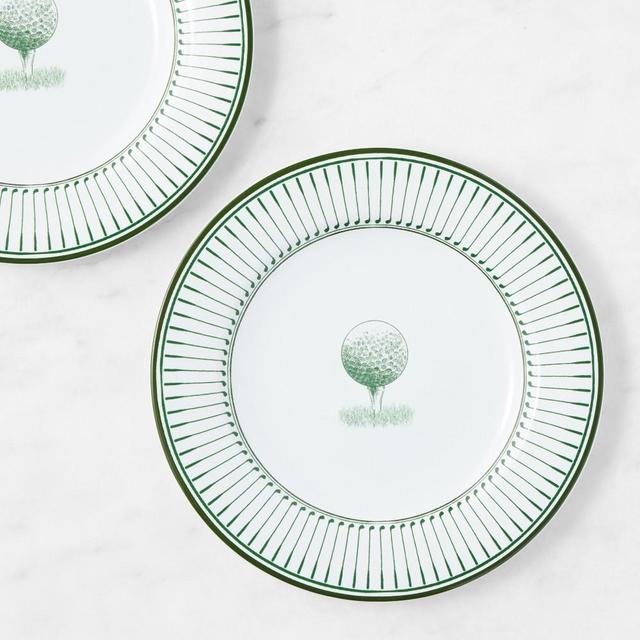 Clubhouse Golf Salad Plates, Set of 4