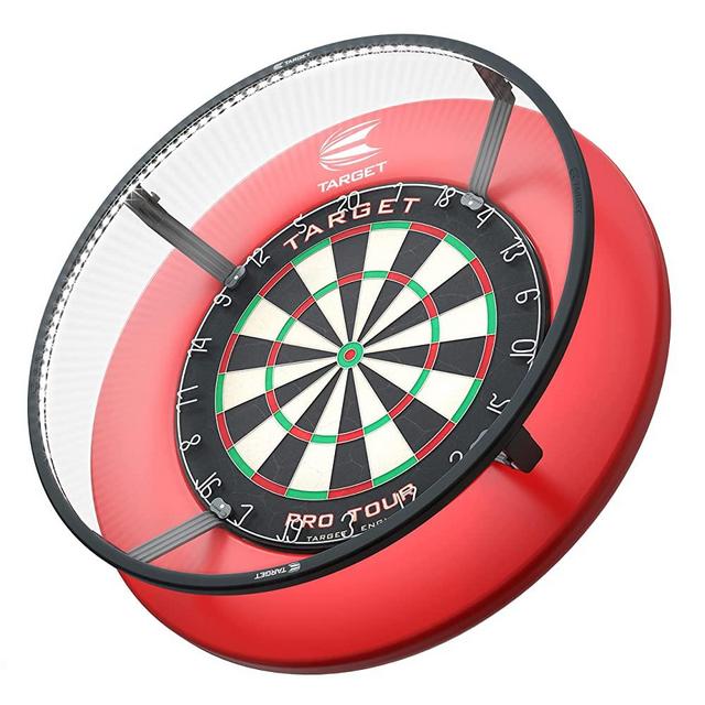 Target Darts Corona Vision Dartboard Lighting System, Black with White LEDs, Fits All Boards