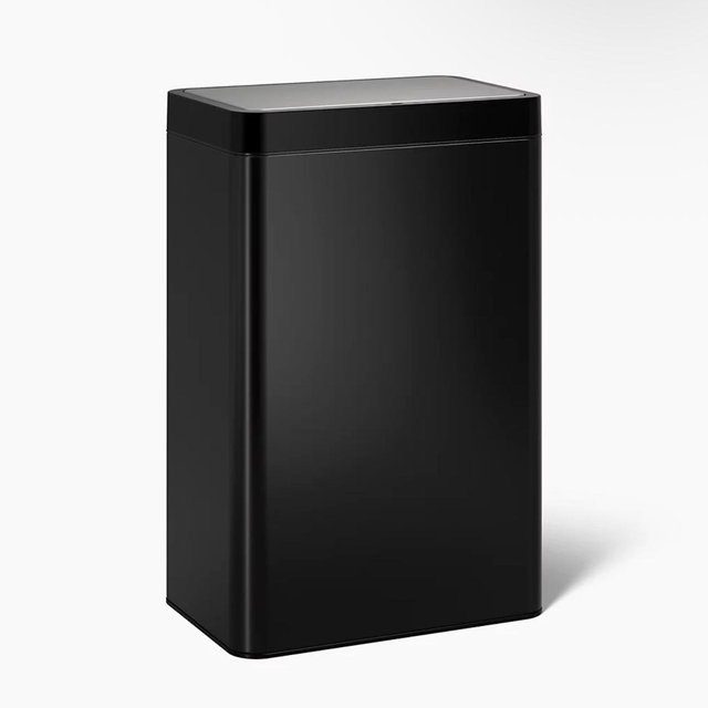 13-gallon touchless stainless steel trash can