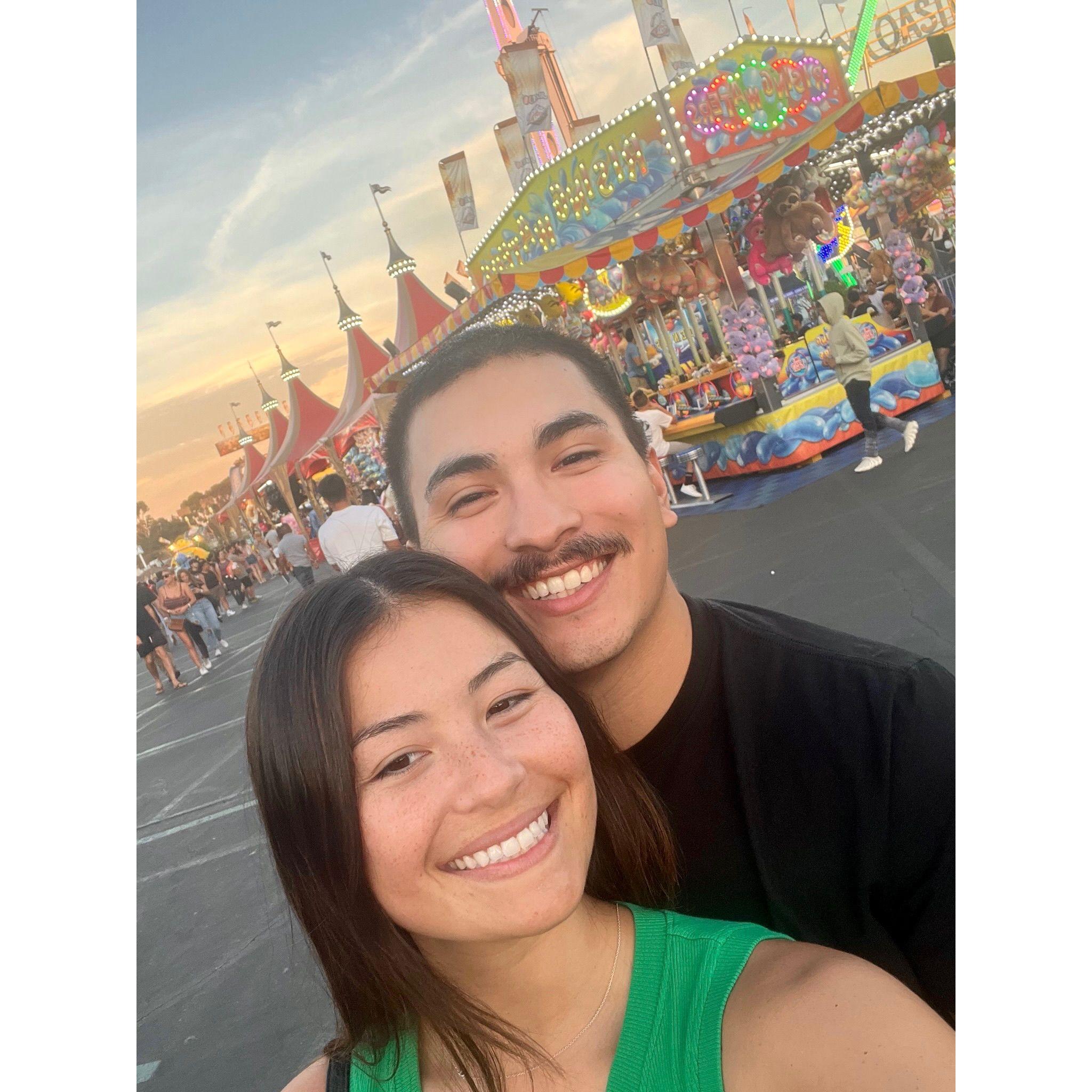 We love going to the OC Fair and playing all the fair games!
