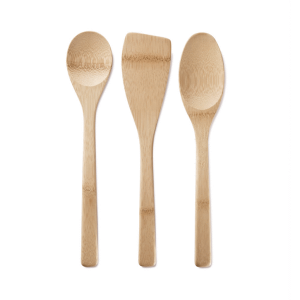 Kitchen Basics, Set of 3 Bamboo Cooking Utensils