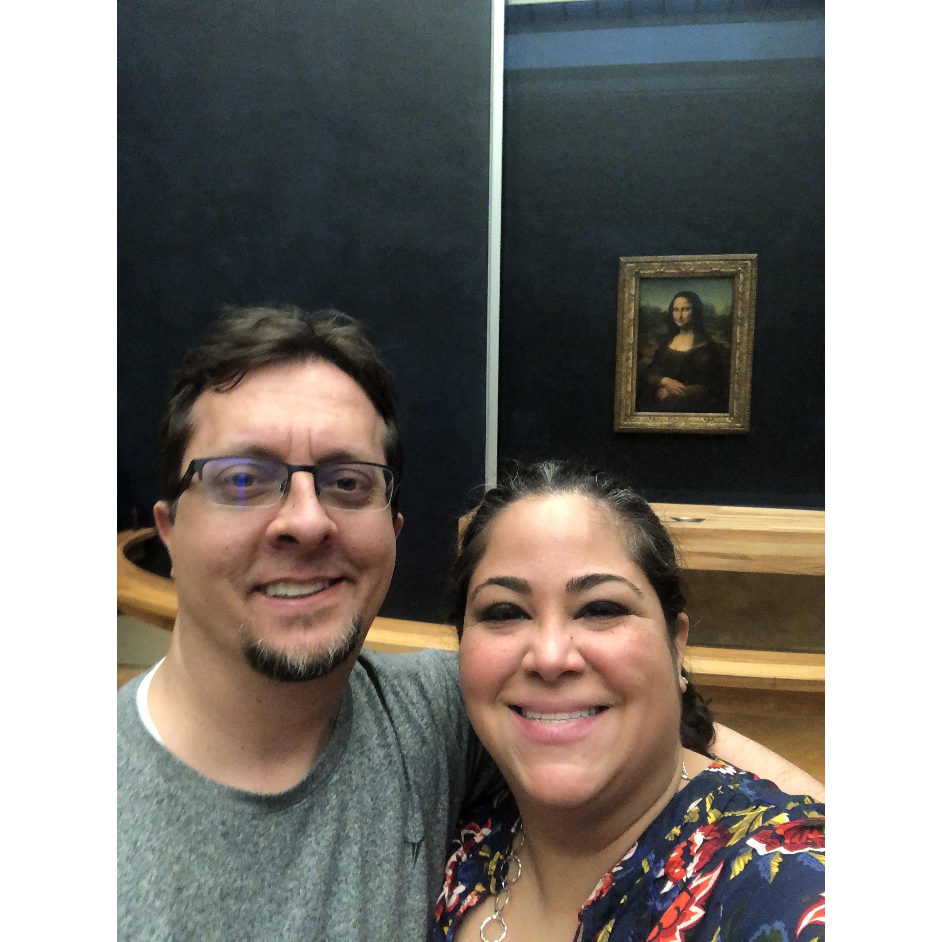 The Mona Lisa at the Louvre, Paris
March 2020