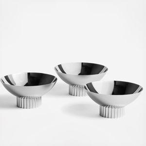 2 Anna New York; Striations Trio Bowl, Set of 3