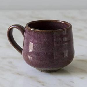 Gift for Him, Espresso Cup, Purple Cup, Ceramic Espresso, Espresso Coffee Cup, Christmas Gift, Rustic Pottery, Pottery Art, Kitchen Gift