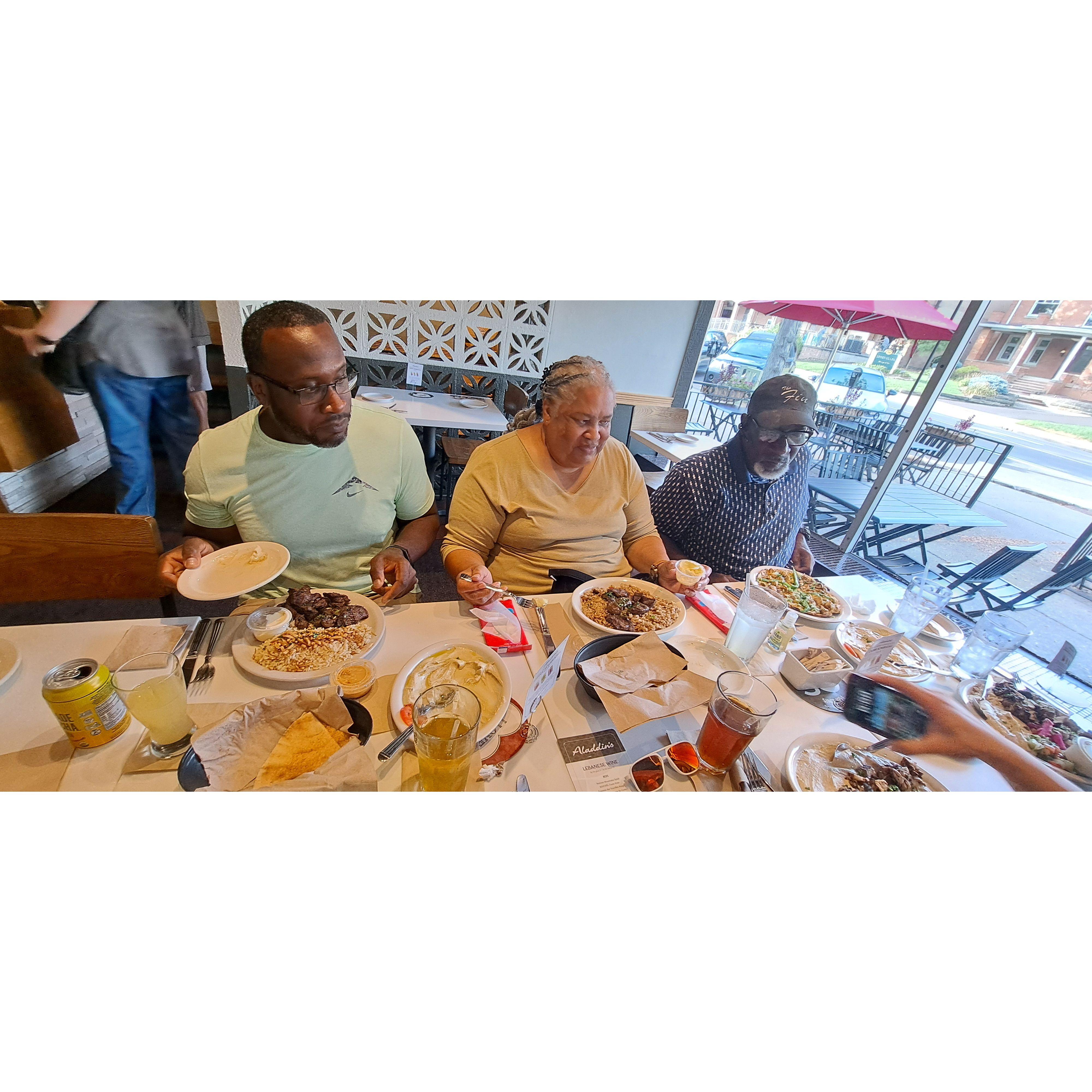 Meeting Angie's family - August 2024