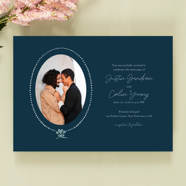 Zola Wedding Invitations - Coeur Photo