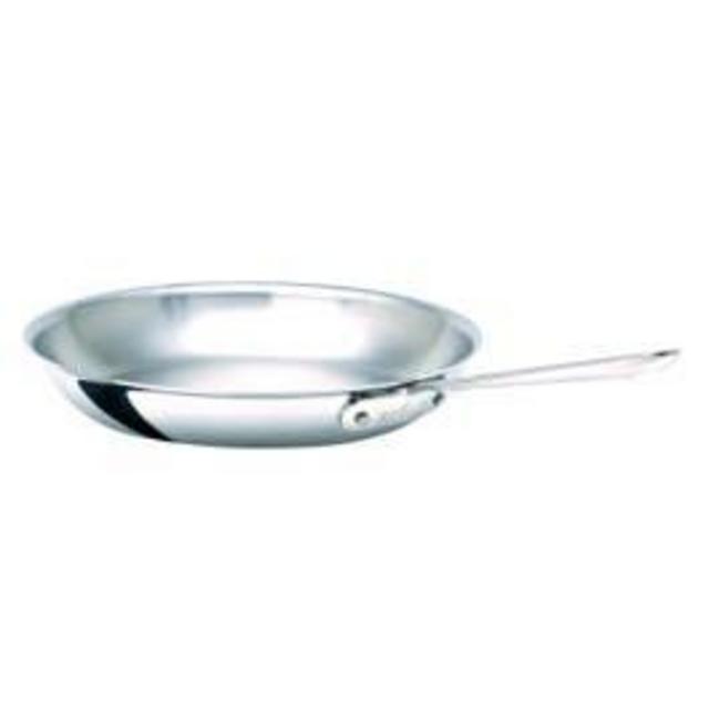 D5 Stainless Polished 5-ply Bonded Cookware, Fry Pan, 12 inch