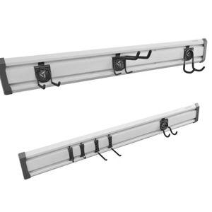 Gladiator GearTrack 12 -Piece 48.0-in Light Gray Multipurpose Storage rail system