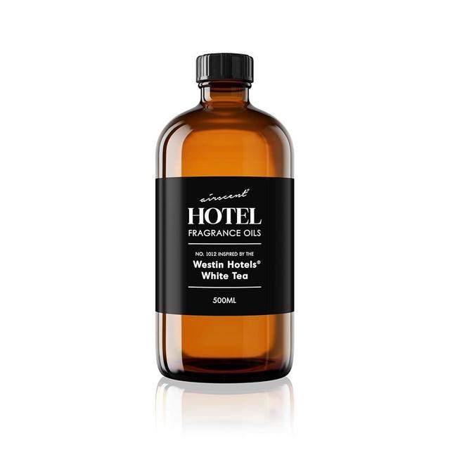 Hotel Diffuser Oil Inspired by The Westin White Tea Hotel Scent - AirScent No. 1012 Fragrance Oil Blend - 500 mL, 16.9 fl oz Glass Bottle for Aromatherapy Diﬀusers and Humidifiers