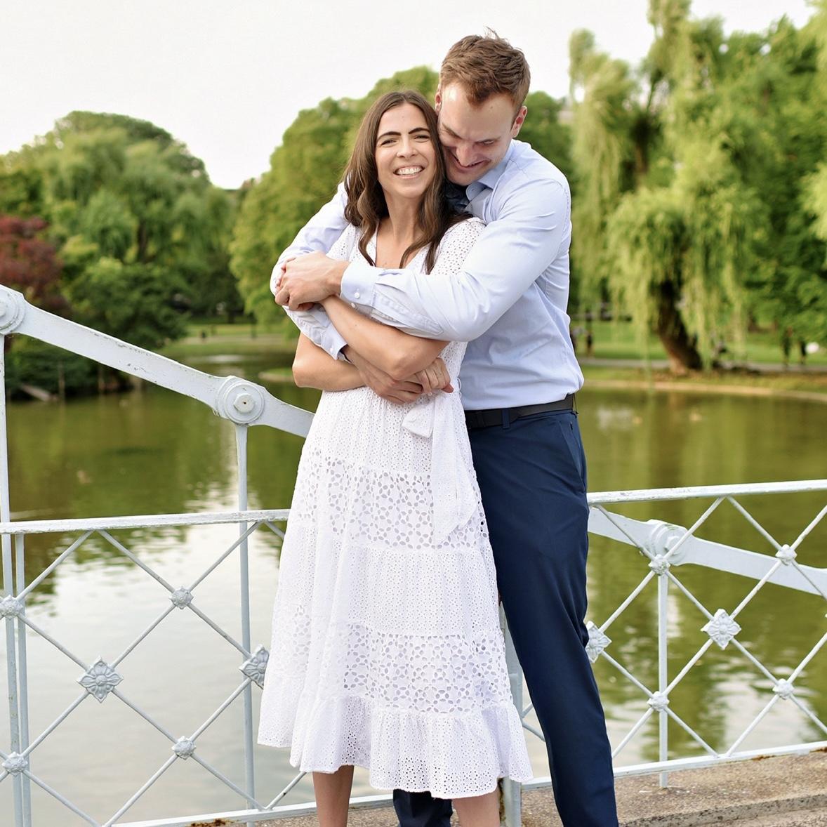 Engagement shoot Boston Public Garden June 2024