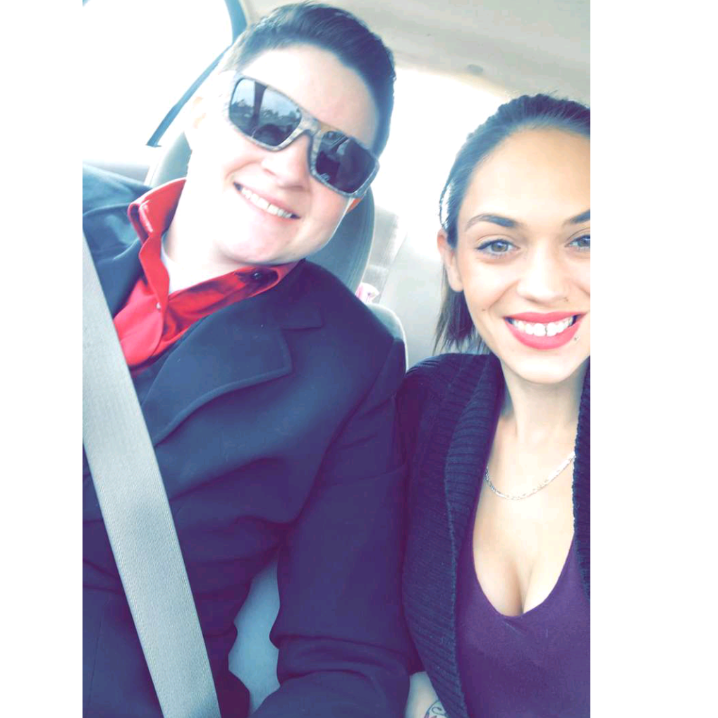 I stole her heart now shes going to steal my last name.