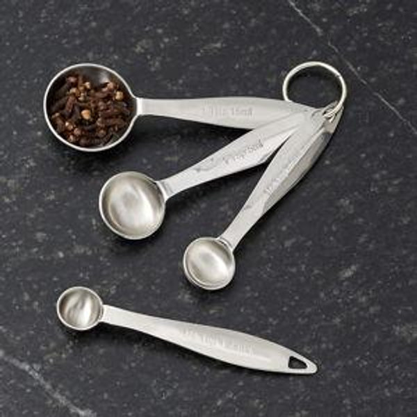 Stainless Steel Dry Measuring Spoons, Set of 4