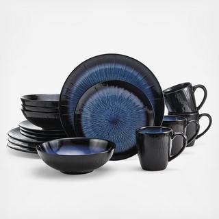 Gourmet Basics Reed 16-Piece Dinnerware Set, Service for 4