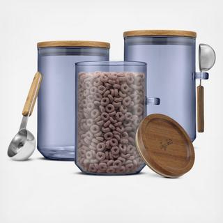 Holden 6-Piece Stackable Storage Canister & Scoop Set