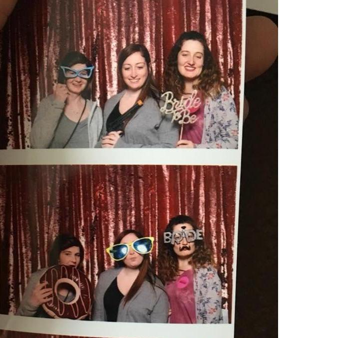 Shopping for vendors at a Bridal Show with the Bride's mom and Maid of Honor!