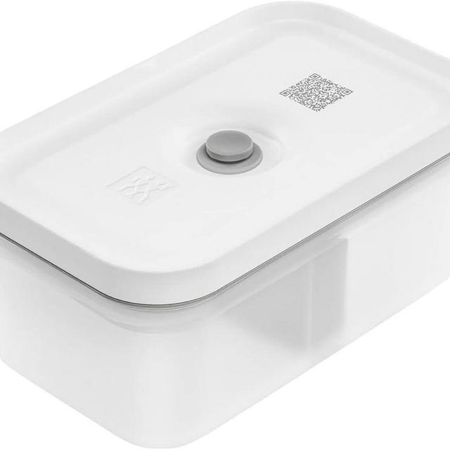 ZWILLING Fresh & Save Plastic Lunch Box, Airtight Food Storage Container, Meal Prep Container, BPA-Free, Grey, Semitransparent - Medium