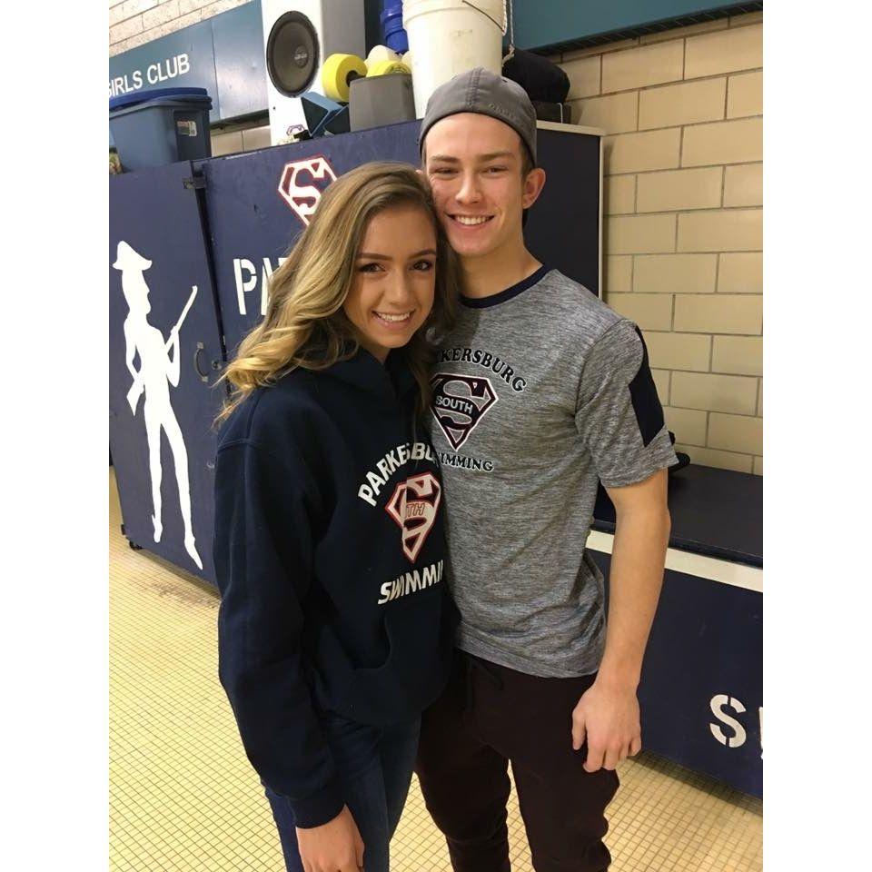 Swim meet were always so exciting for us both! January 2017