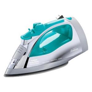 Sunbeam® Steam Master® Iron with Retractable Cord, Chrome & Teal, GCSBSP-201-000