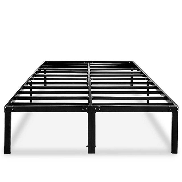 HAAGEEP Platform California King Bed Frame Cal Size Metal Bedframes with Storage No Box Spring Needed Heavy Duty 14 Inch