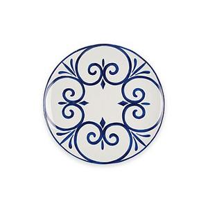 Everyday White® by Fitz and Floyd® Bistro Blue Palazzo Salad Plate