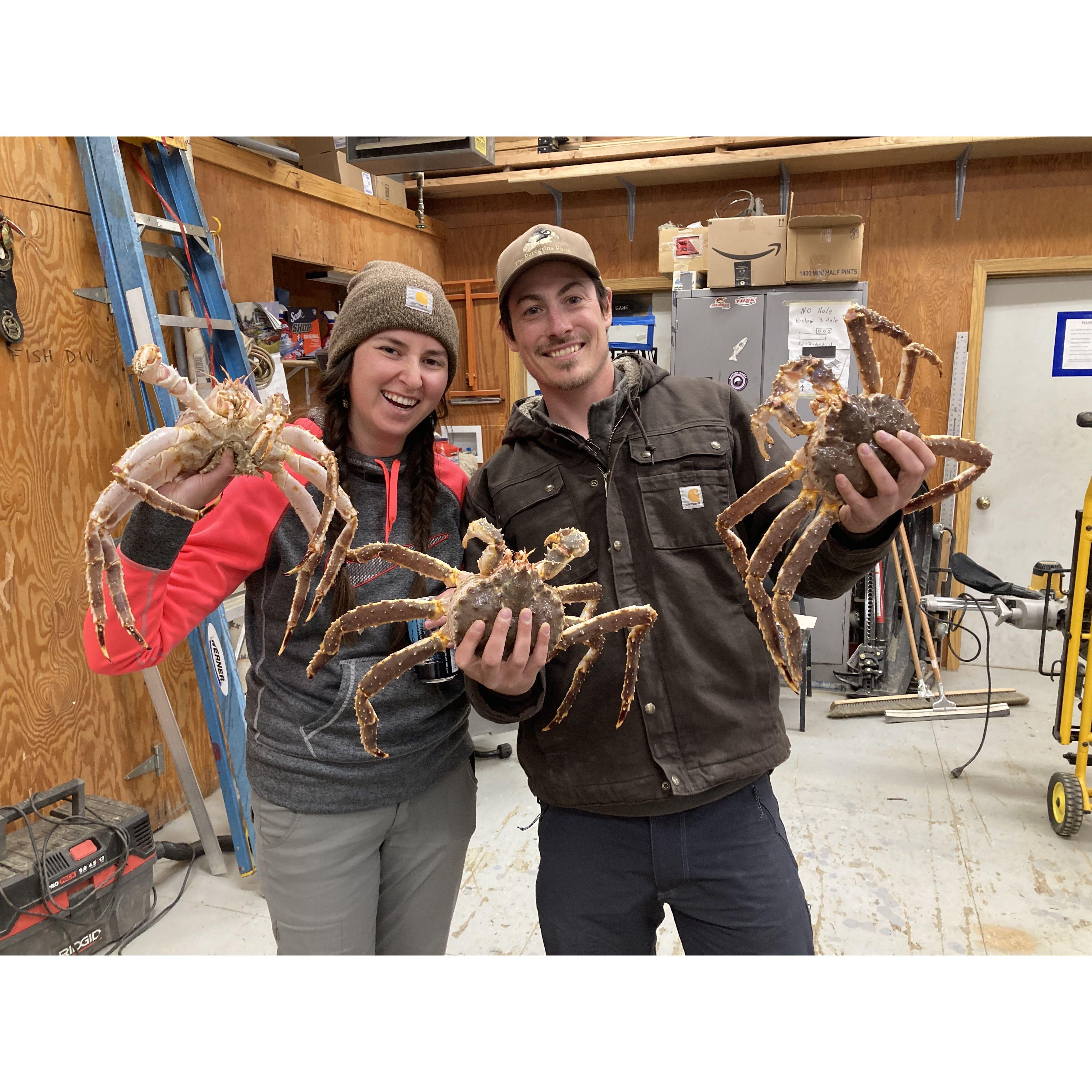 Fresh King Crab in Nome, THE BEST!