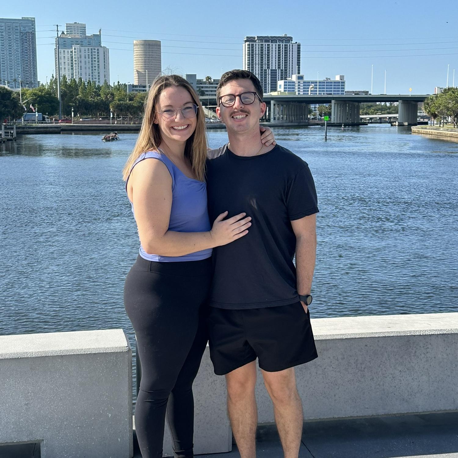 Tampa skyline at Waterfront park 
Tampa, FL 
April 2024
