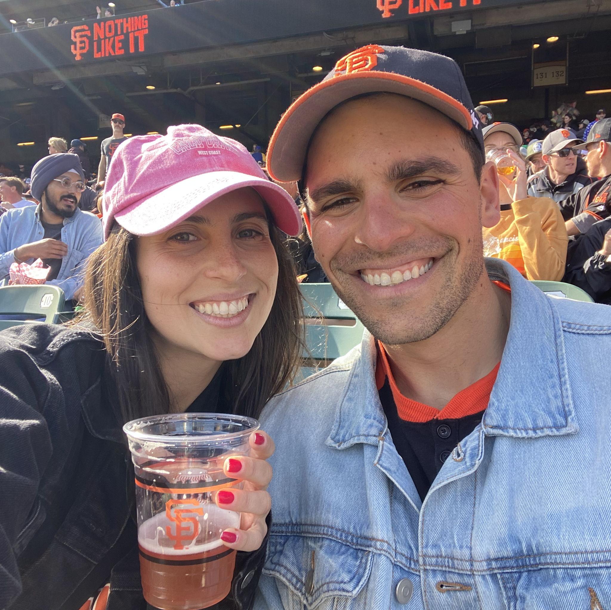 One of our favorite things to do in SF: watching a Giants game.