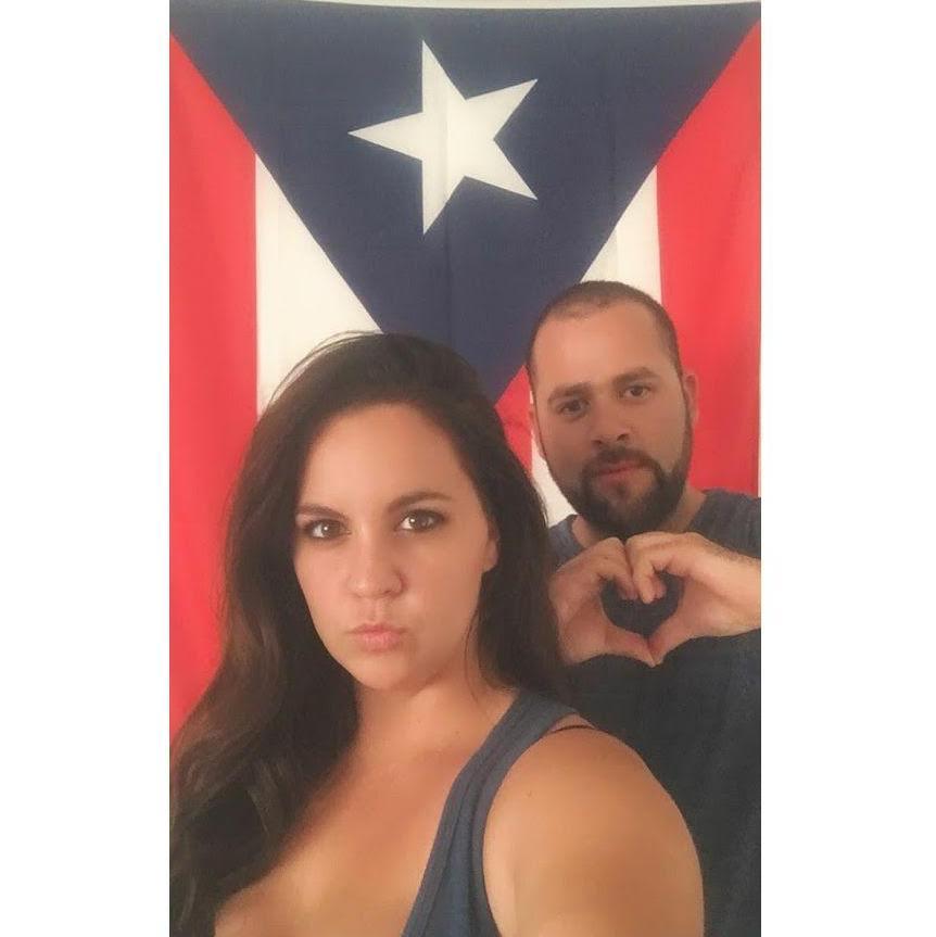 Jorge repping Puerto Rico as usual, and Lauren looking hard as usual! Shout out to Jerry, for the flag!