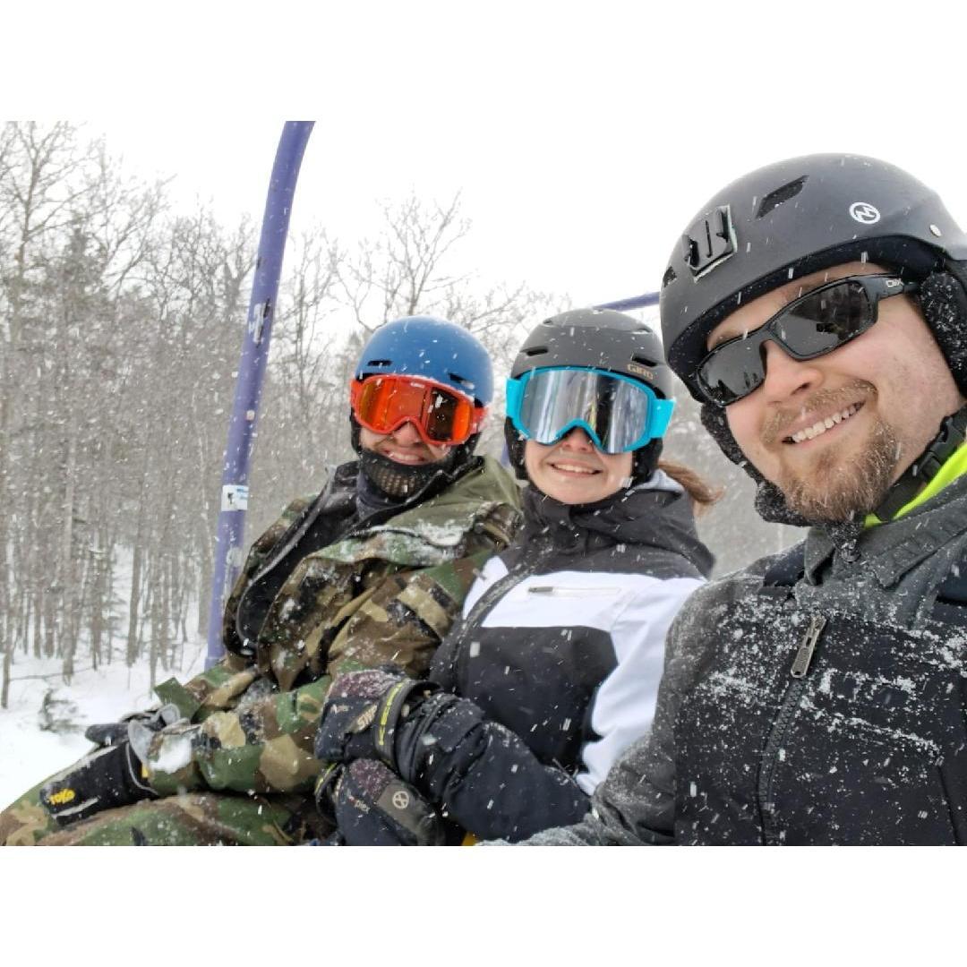 Powder day at Boho with our friend David